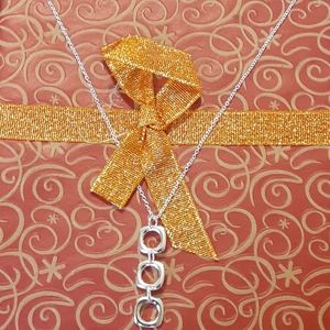 Silver plated necklace